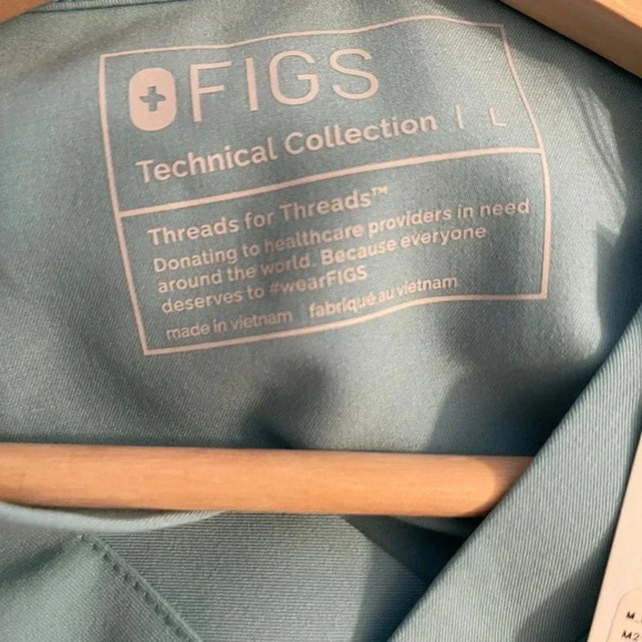 NWT FIGS Men’s Slim Leon Three Pocket Scrub Top M21SW1051  Size L FiGs - Picture 4 of 8
